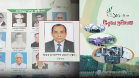 প্রকাশ্যেই ছিলেন মোজাফফর, সিরাজগঞ্জে দেওয়া হয় সংবর্ধনা