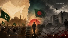 &lsquo;প্রথম স্বাধীনতা&rsquo;র রাজনীতি এবং একাত্তর মুছে ফেলার চেষ্টা