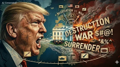 বারবার হুঁশিয়ারি দিয়েছেন ট্রাম্প