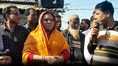 গাইবান্ধা-১ আসনের স্বতন্ত্র প্রার্থী আবদুল্লাহ নাহিদ নিগার